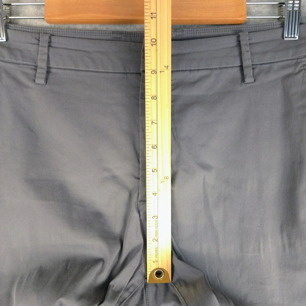 Birddogs Boomstick Mens Pants Grey Stretch Chino Casual 34x32 (Fits 34x30)